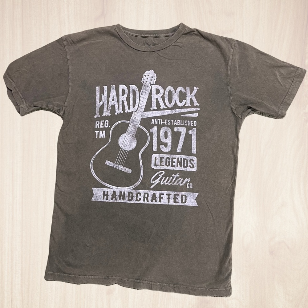 Army Green Hard Rock T-Shirt